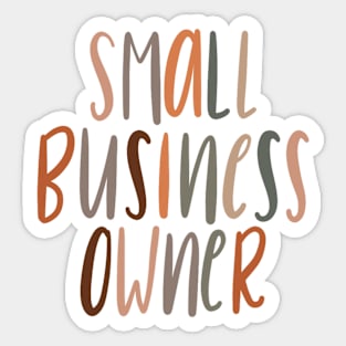 small business owner Sticker